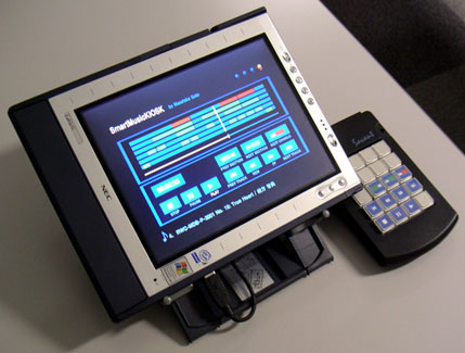 SmartMusicKIOSK implemented on a tablet PC