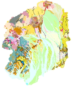 栃木県シームレス地質図 第2版