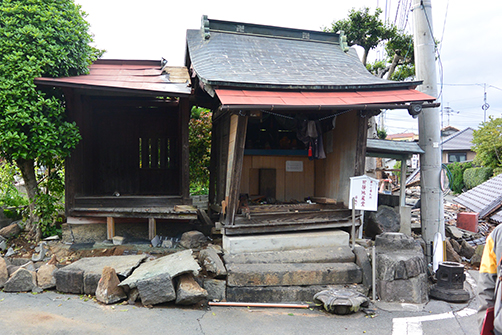 熊本地震によって被災した社