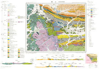 5万分の1地質図「篠山」