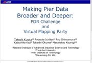 Making Pier Data Broader and Deeper: PDR Challenge and Virtual Mapping Party