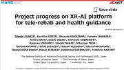 Project progress on XR-AI platform for tele-rehab and health guidance