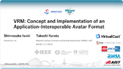 VRM: Concept and Implementation of an Application-Interoperable Avatar Format

