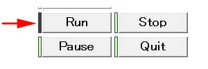 This figure shows the pushed Run button