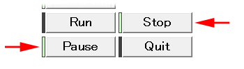 This figure shows pushing Stop or Pause buttons.