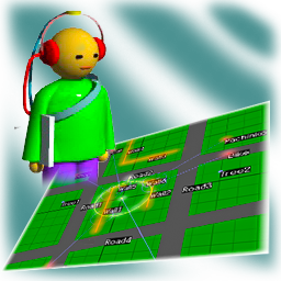 この図は、広範囲聴覚空間認知訓練システムアプリケーションソフトウェアのアイコンです。